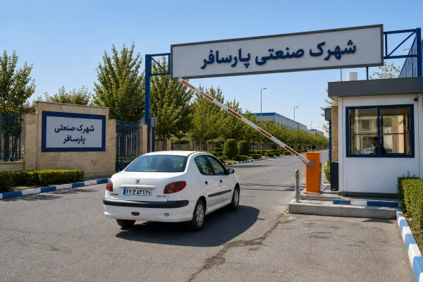 سامانه پلاک خوان و مدیریت تردد خودرو در ورودی شهرک صنعتی
